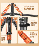 炭纤维铝合金摄影支架 LED补光灯三脚架手机支架