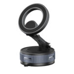 磁力万向调节折叠手机支架车载磁吸真空吸附导航手机支架