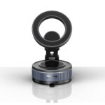 磁力万向调节折叠手机支架车载磁吸真空吸附导航手机支架