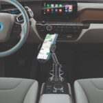 车载水杯座手机支架可折叠水杯手机固定支架汽车水杯座手机支架