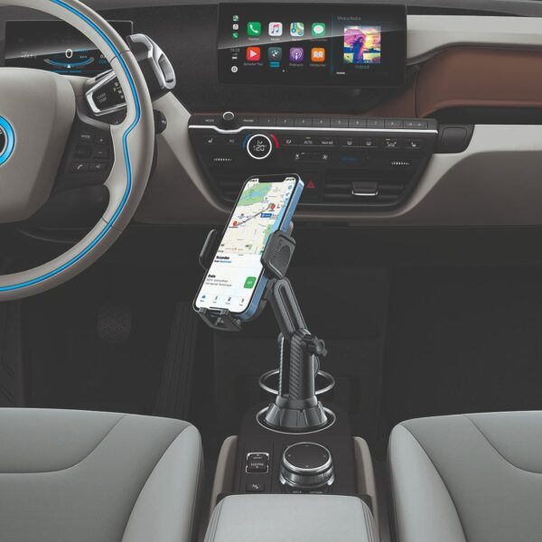 车载水杯座手机支架可折叠水杯手机固定支架汽车水杯座手机支架