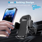 车载手机支架出风口卡扣式360度旋转导航汽车通风口车用导航仪