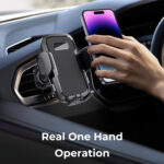 车载手机支架出风口卡扣式360度旋转导航汽车通风口车用导航仪