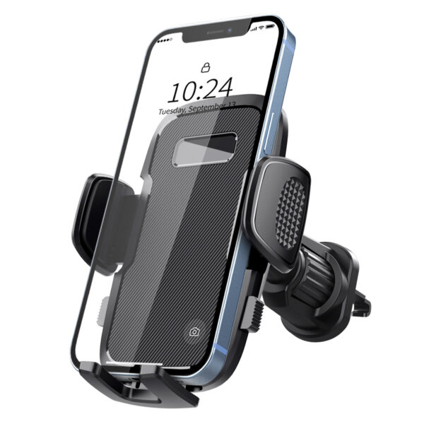 车载手机支架出风口卡扣式360度旋转导航汽车通风口车用导航仪