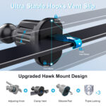 车载手机支架出风口卡扣式360度旋转导航汽车通风口车用导航仪