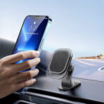 磁铁手机支架磁吸粘贴式车载手机支架汽车仪表台强磁导航支架