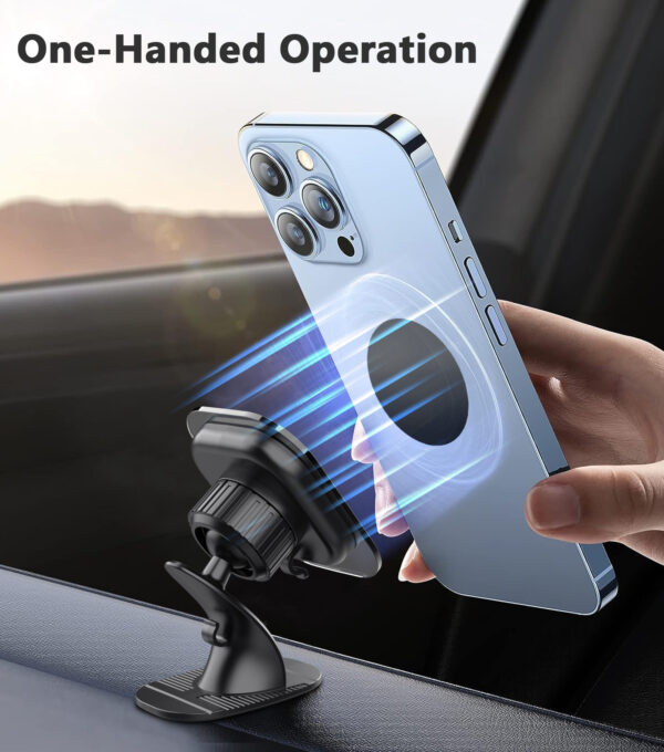 磁铁手机支架磁吸粘贴式车载手机支架汽车仪表台强磁导航支架