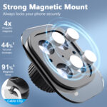 磁铁手机支架磁吸粘贴式车载手机支架汽车仪表台强磁导航支架