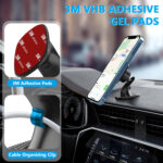 磁铁手机支架磁吸粘贴式车载手机支架汽车仪表台强磁导航支架