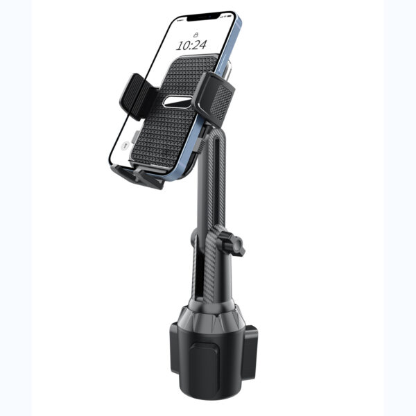 车载水杯座手机支架 可折叠防滑 汽车水杯架手机固定支架