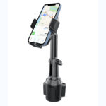 车载水杯座手机支架 可折叠防滑 汽车水杯架手机固定支架