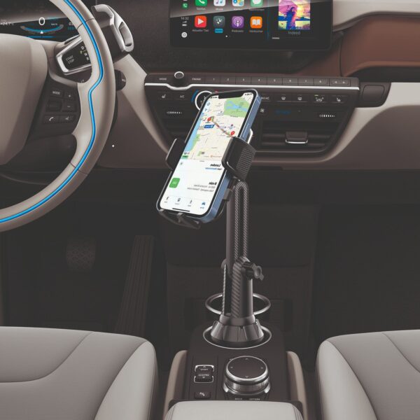 车载水杯座手机支架 可折叠防滑 汽车水杯架手机固定支架