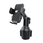 车载水杯座手机支架 可折叠防滑 汽车水杯架手机固定支架