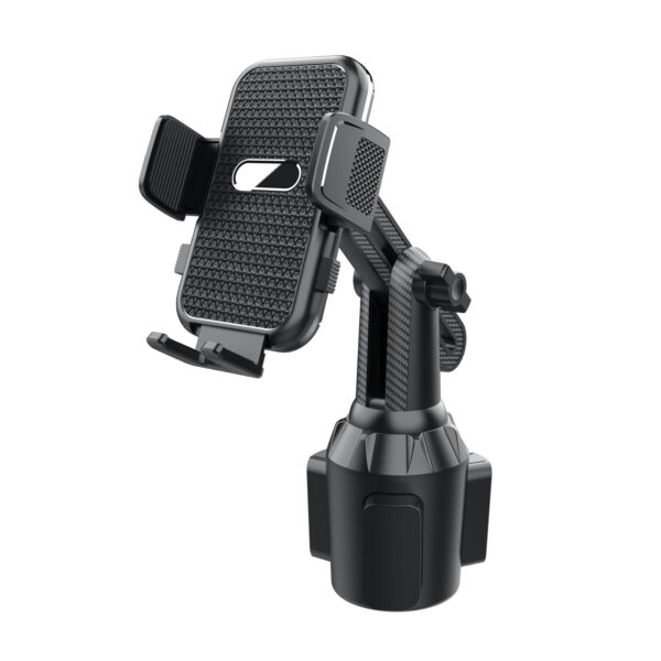 车载水杯座手机支架 可折叠防滑 汽车水杯架手机固定支架