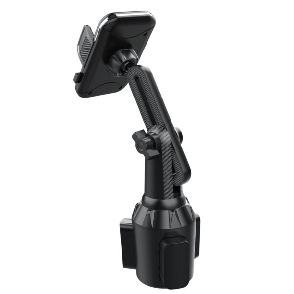 车载水杯座手机支架 可折叠防滑 汽车水杯架手机固定支架