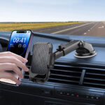 车载手机支架汽车仪表台挡风玻璃吸盘式可伸缩导航车用手中控台