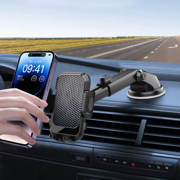 车载手机支架汽车仪表台挡风玻璃吸盘式可伸缩导航车用手中控台