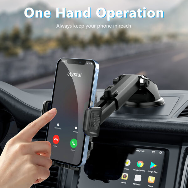 车载手机支架汽车仪表台挡风玻璃吸盘式可伸缩导航车用手中控台