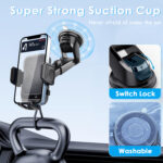 车载手机支架汽车仪表台挡风玻璃吸盘式可伸缩导航车用手中控台