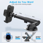 车载手机支架汽车仪表台挡风玻璃吸盘式可伸缩导航车用手中控台