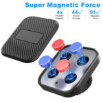 车载磁吸手机支架汽车仪表台挡风玻璃吸盘式可伸缩磁铁导航支架