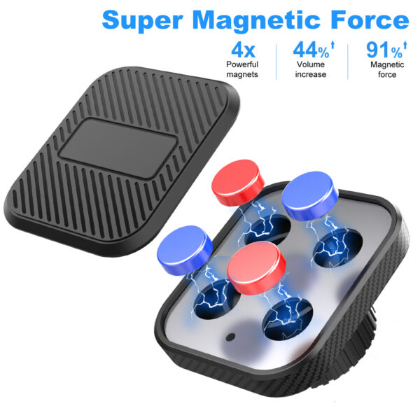 车载磁吸手机支架汽车仪表台挡风玻璃吸盘式可伸缩磁铁导航支架