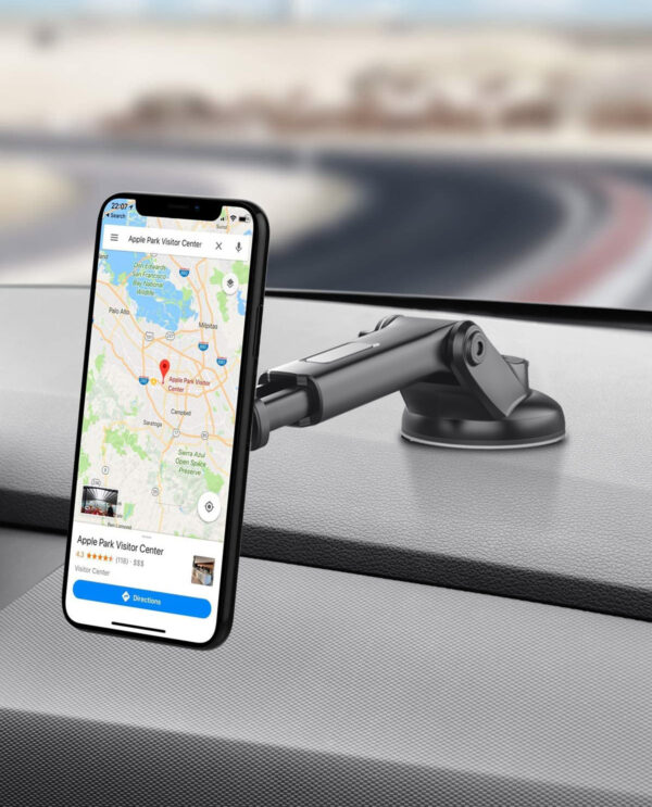 车载磁吸手机支架汽车仪表台挡风玻璃吸盘式可伸缩磁铁导航支架