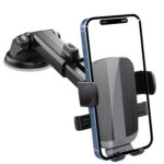 车载手机支架汽车仪表台挡风玻璃吸盘式可伸缩自动锁手机导航支架