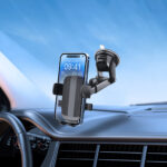 车载手机支架汽车仪表台挡风玻璃吸盘式可伸缩自动锁手机导航支架