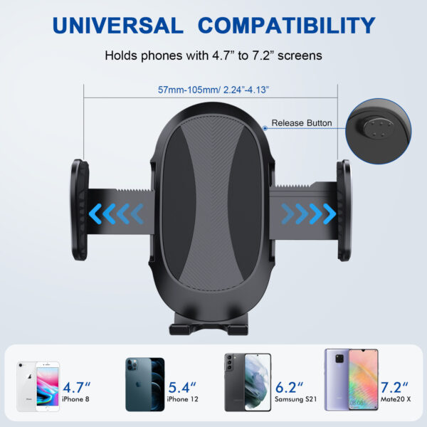 车载软管手机支架汽挡风玻璃中控台仪表台吸盘式导航手机支架