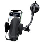 车载软管手机支架汽挡风玻璃中控台仪表台吸盘式导航手机支架