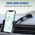 车载软管手机支架汽挡风玻璃中控台仪表台吸盘式导航手机支架