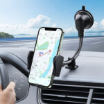 车载软管手机支架汽挡风玻璃中控台仪表台吸盘式导航手机支架