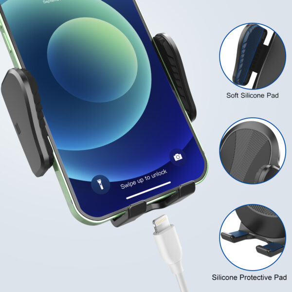 车载软管手机支架汽挡风玻璃中控台仪表台吸盘式导航手机支架