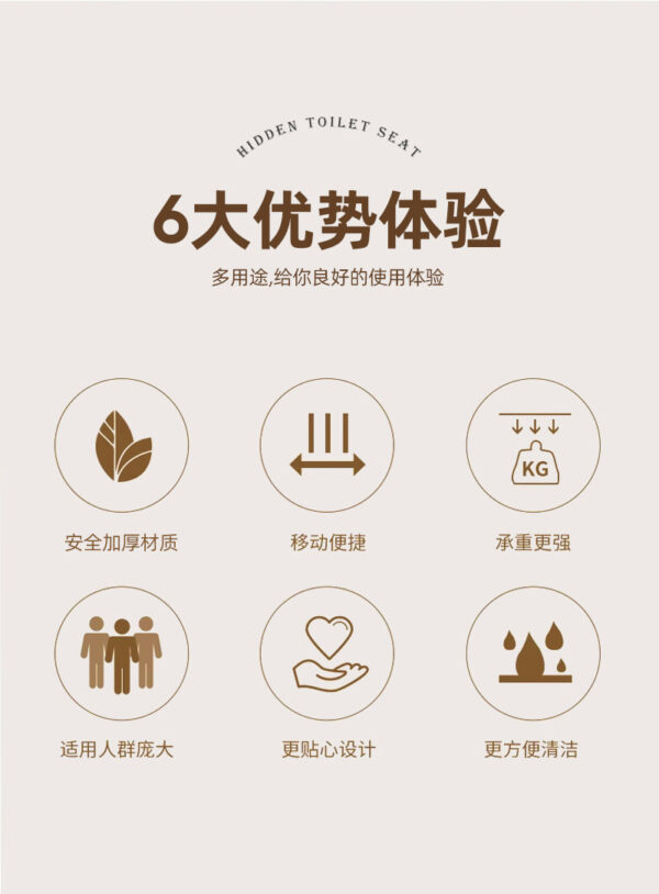 坐便椅家用防滑轮椅式马桶厕所凳孕妇