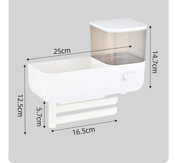 厨房置物架水槽洗洁精按压器壁挂式皂液器海绵沥水收纳架免打孔