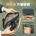 打水桶 钓鱼路亚野钓可折叠手提鱼护装鱼桶户外鱼箱活鱼桶