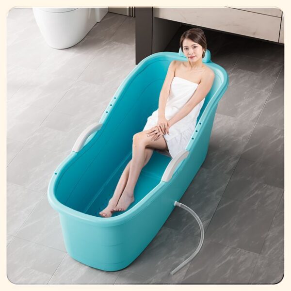 成人泡澡桶全身特大号浴缸家用洗澡桶塑料浴桶全身洗澡盆儿童浴盆