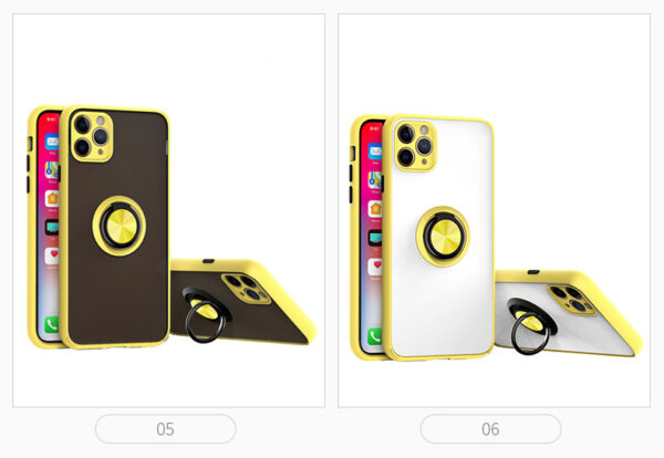 苹果11PROMAX手机壳轻薄防摔TPU硅胶手机套pc保护壳指环支架