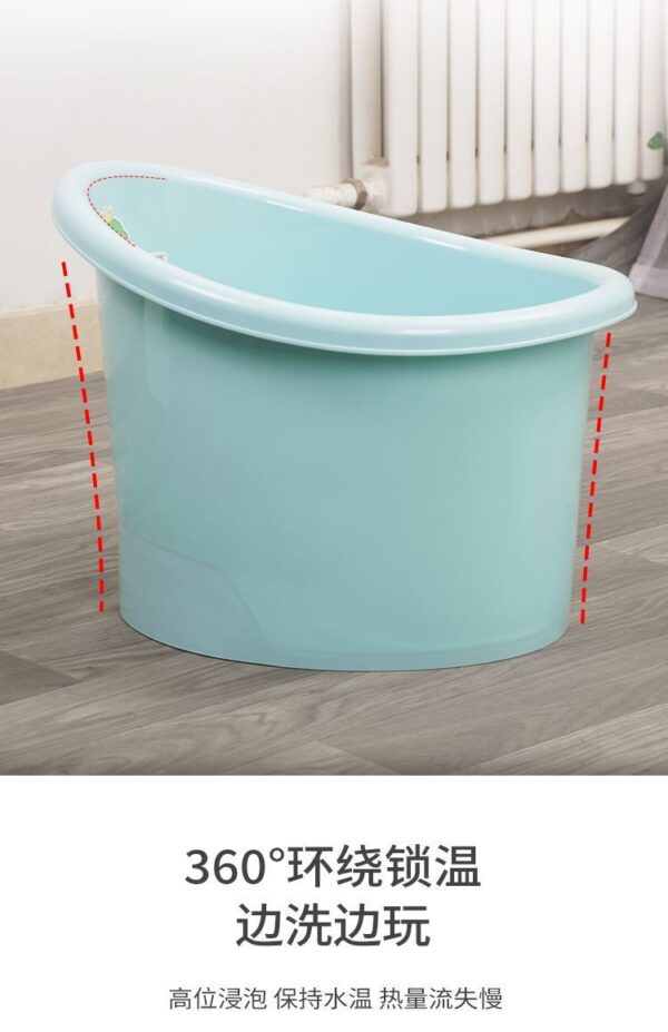 大号宝宝泡澡桶儿童洗澡游泳桶婴儿浴盆浴桶可坐家用浴缸全身澡盆