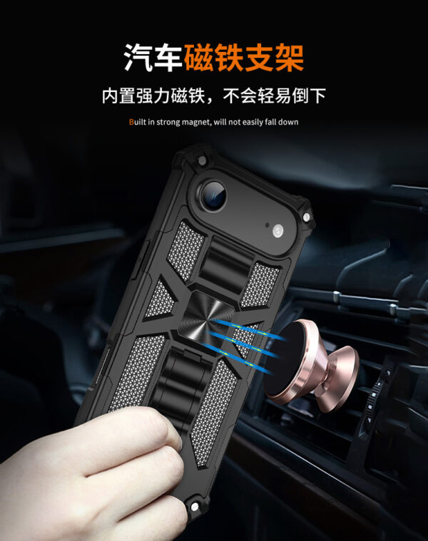 Pixel 10 Pro八一迷彩铠甲手机壳苹果7Plus支架防摔保