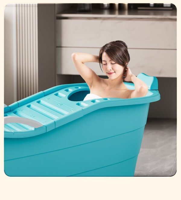 成人泡澡桶全身特大号浴缸家用洗澡桶塑料浴桶全身洗澡盆儿童浴盆
