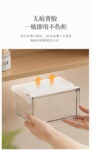 浴室卫生间化妆品棉签口红收纳盒抽屉式置物盒卸妆棉镜柜透明盒子