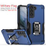 三星Galaxy S21 FE手机壳防摔军旗指环车载磁吸手机保护套