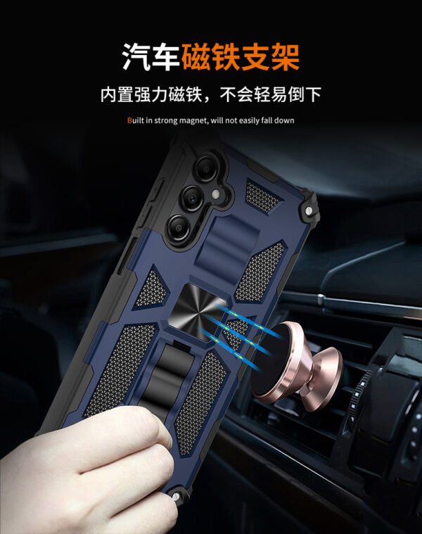 三星A15 Ultra八一铠甲防摔手机壳 A52车载支架跨境A15保护套