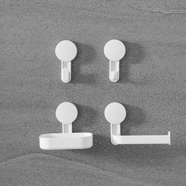 吸盘挂钩强力承重免打孔浴室壁挂置物架卫生间卷纸挂架