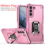 三星Galaxy S21 FE手机壳防摔军旗指环车载磁吸手机保护套