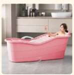 成人泡澡桶全身大号浴缸家用大人洗澡桶塑料浴桶全身儿童浴盆