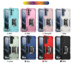 三星Galaxy S21 FE手机壳防摔军旗指环车载磁吸手机保护套