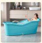 成人泡澡桶全身特大号浴缸家用洗澡桶塑料浴桶全身洗澡盆儿童浴盆